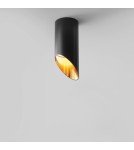 Oprawy sufitowe okrągłe - Maytoni Lipari Lampa Sufitowa 1xGU10 12W Czarny, Złoty C044CL-01-15GU10-B - product 5