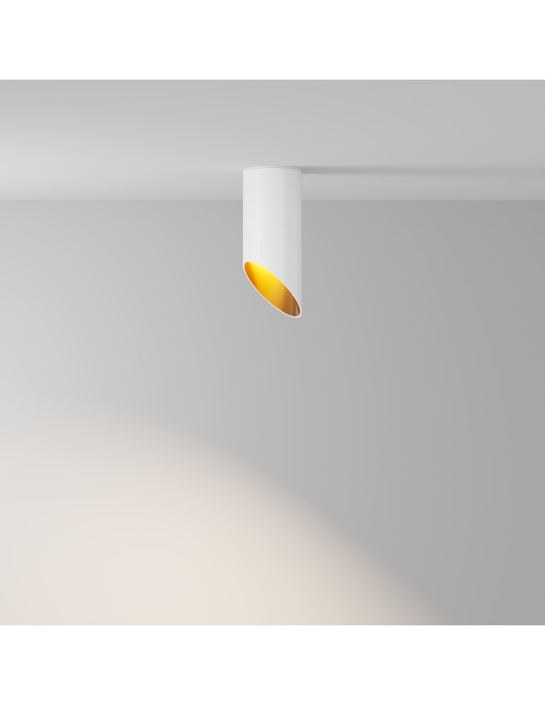 Maytoni Lipari Lampa Sufitowa 1xGU10 12W Biały, Złoty C044CL-01-15GU10-W Maytoni Lipari Lampa Sufitowa 1xGU10 12W Biały, Złoty C044CL-01-15GU10-W