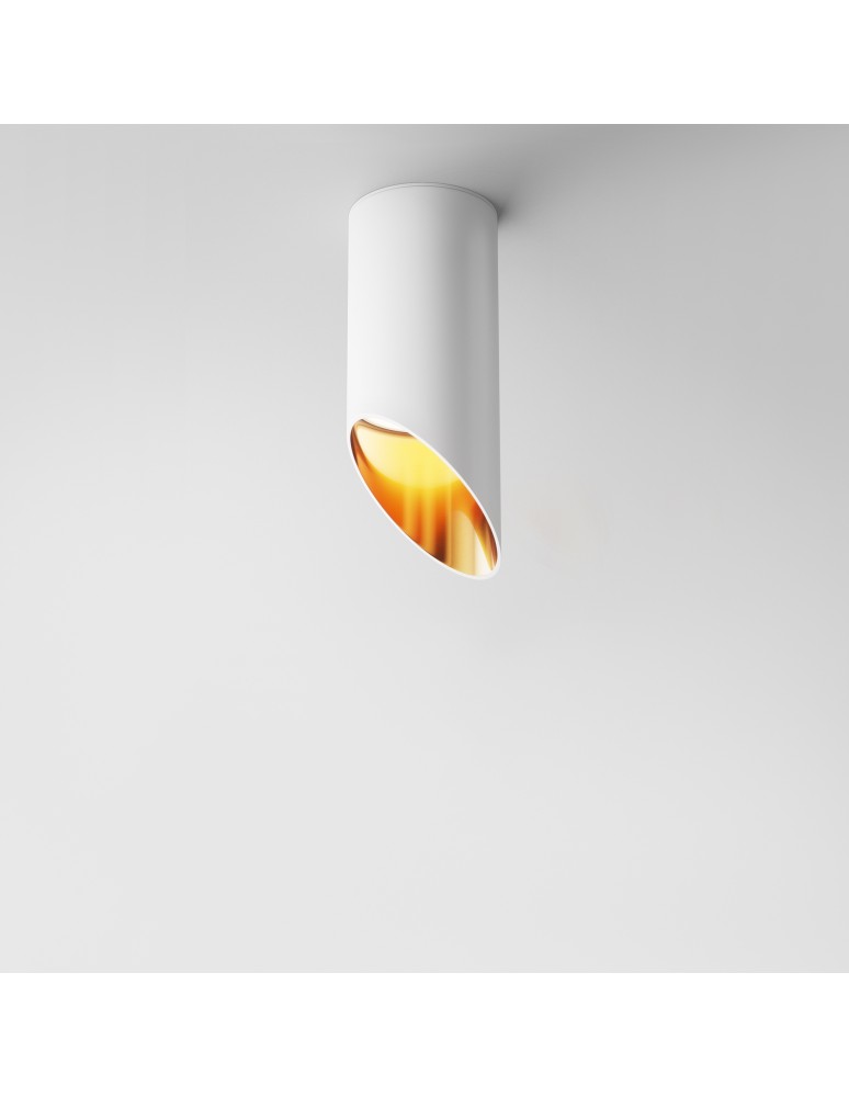 Maytoni Lipari Lampa Sufitowa 1xGU10 12W Biały, Złoty C044CL-01-15GU10-W Maytoni Lipari Lampa Sufitowa 1xGU10 12W Biały, Złoty C044CL-01-15GU10-W