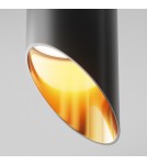 Oprawy sufitowe okrągłe - Maytoni Lipari Lampa Sufitowa 1xGU10 12W Czarny, Złoty C044CL-01-25GU10-B - product 2