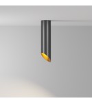 Oprawy sufitowe okrągłe - Maytoni Lipari Lampa Sufitowa 1xGU10 12W Czarny, Złoty C044CL-01-25GU10-B - product 3