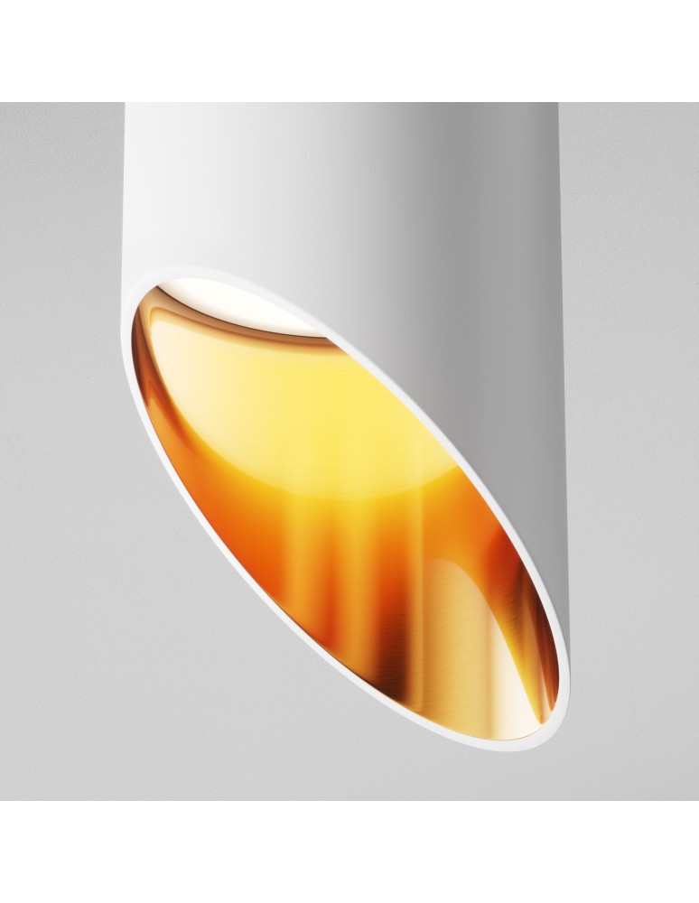 Maytoni Lipari Lampa Sufitowa 1xGU10 12W Biały, Złoty C044CL-01-25GU10-W Maytoni Lipari Lampa Sufitowa 1xGU10 12W Biały, Złoty C044CL-01-25GU10-W