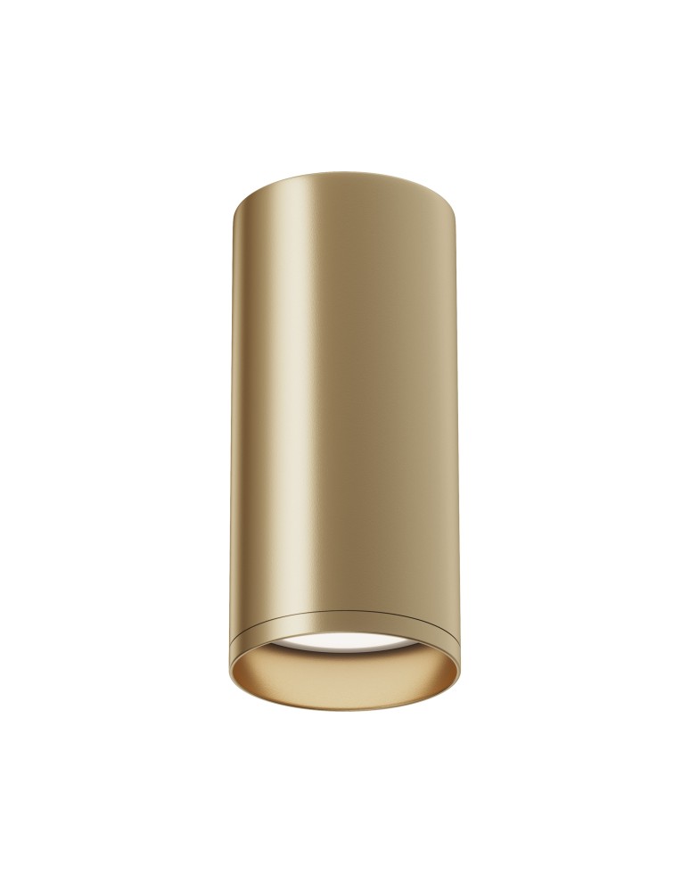 Maytoni Focus Lampa Sufitowa 1xGU10 10W Złoty Mat C010CL-01MG