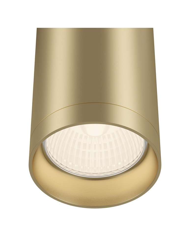 Maytoni Focus Lampa Sufitowa 1xGU10 10W Złoty Mat C010CL-01MG