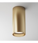 Oprawy sufitowe okrągłe - Maytoni Focus Lampa Sufitowa 1xGU10 10W Złoty Mat C010CL-01MG - product 6