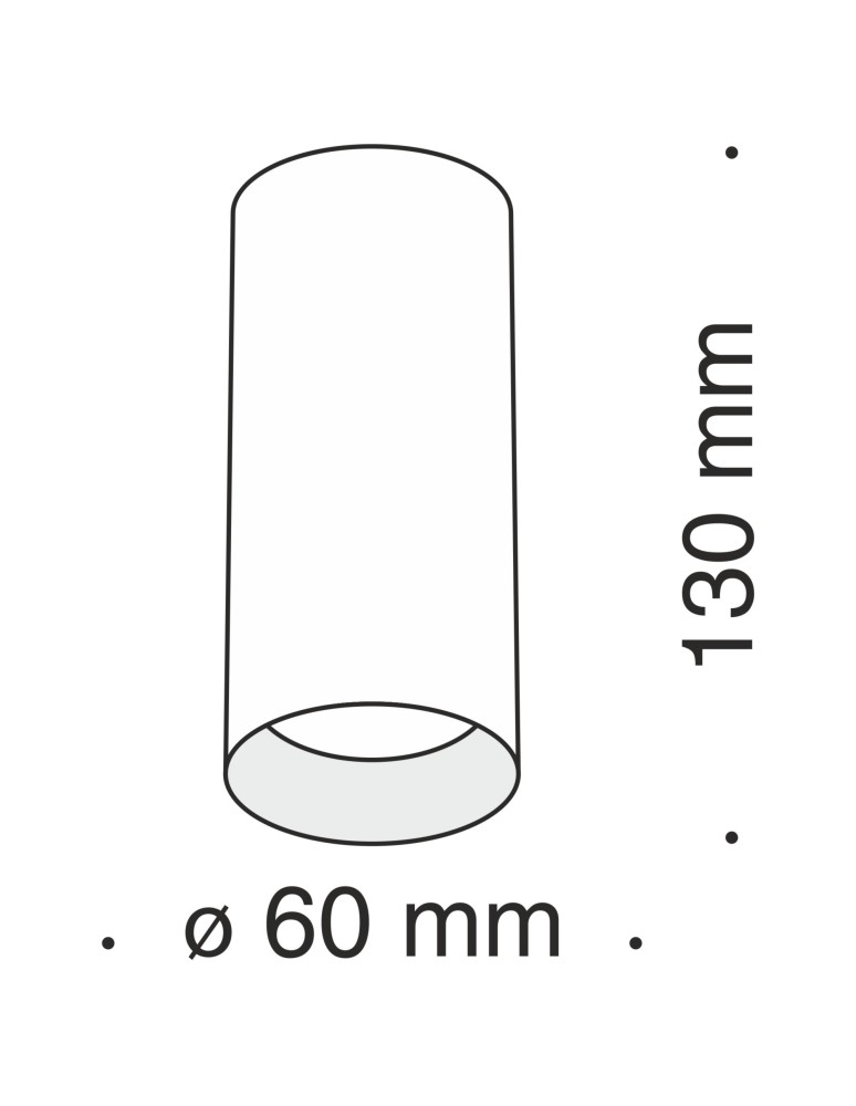 Maytoni Focus Lampa Sufitowa 1xGU10 10W Złoty Mat C010CL-01MG
