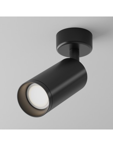 Maytoni Focus Lampa Sufitowa 1xGU10 10W Black C017CW-01B