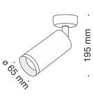 Maytoni Focus Lampa Sufitowa 1xGU10 10W Black C017CW-01B Maytoni Focus Lampa Sufitowa 1xGU10 10W Black C017CW-01B