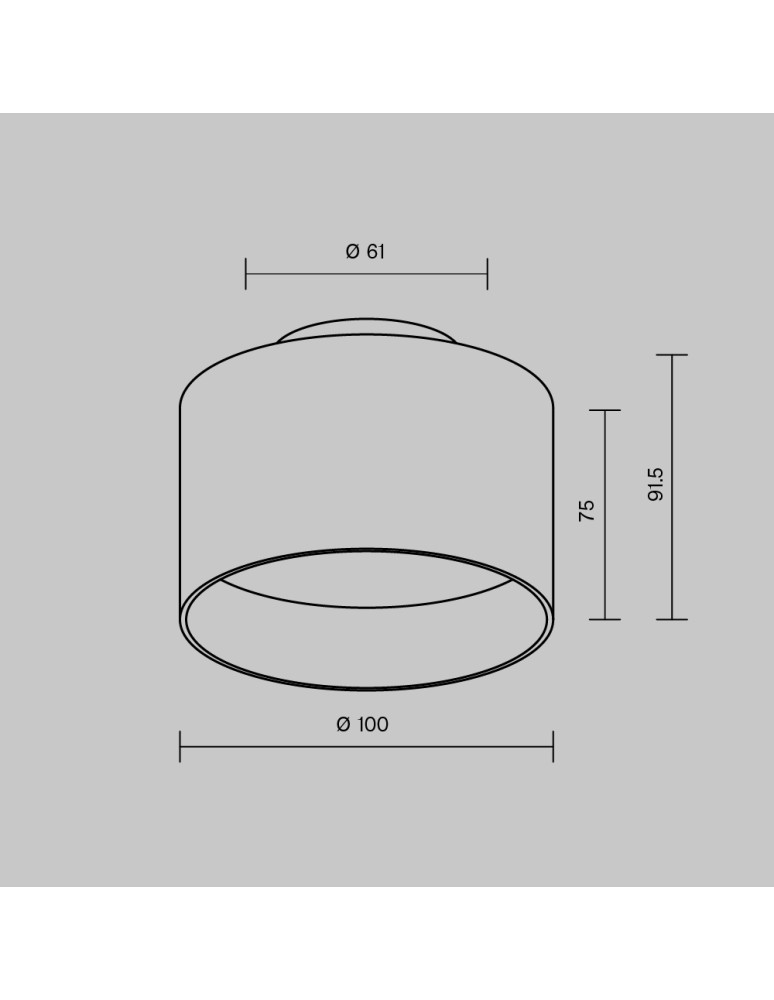 Maytoni Planet Lampa Sufitowa LED 12W 500lm 4000K Biały C009CW-L12W4K Maytoni Planet Lampa Sufitowa LED 12W 500lm 4000K Biały C009CW-L12W4K