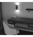 Maytoni Focus Design Kinkiet/Ścienna 2xGU10 7W Black C069WL-02B Maytoni Focus Design Kinkiet/Ścienna 2xGU10 7W Black C069WL-02B