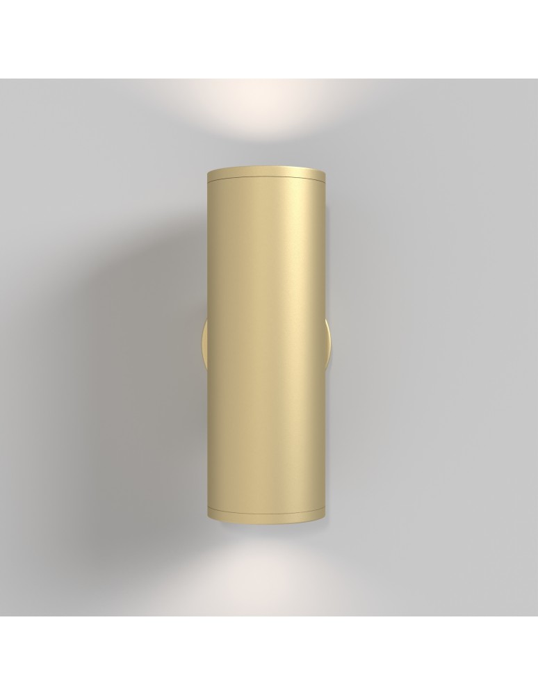 Kinkiety - Maytoni FOCUS S Kinkiet/Ścienna 2xGU10 10W Złoty Mat C068WL-02MG - product kolory-swiatla.pl 3