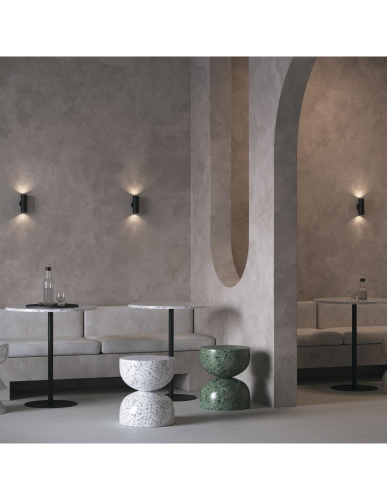 Maytoni FOCUS S Kinkiet/Ścienna 2xGU10 10W Black C068WL-02B
