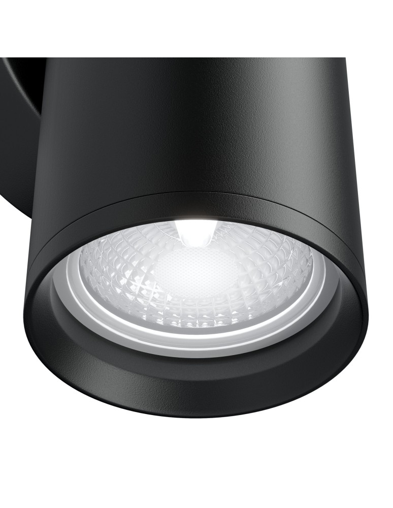 Maytoni FOCUS S Kinkiet/Ścienna 2xGU10 10W Black C068WL-02B