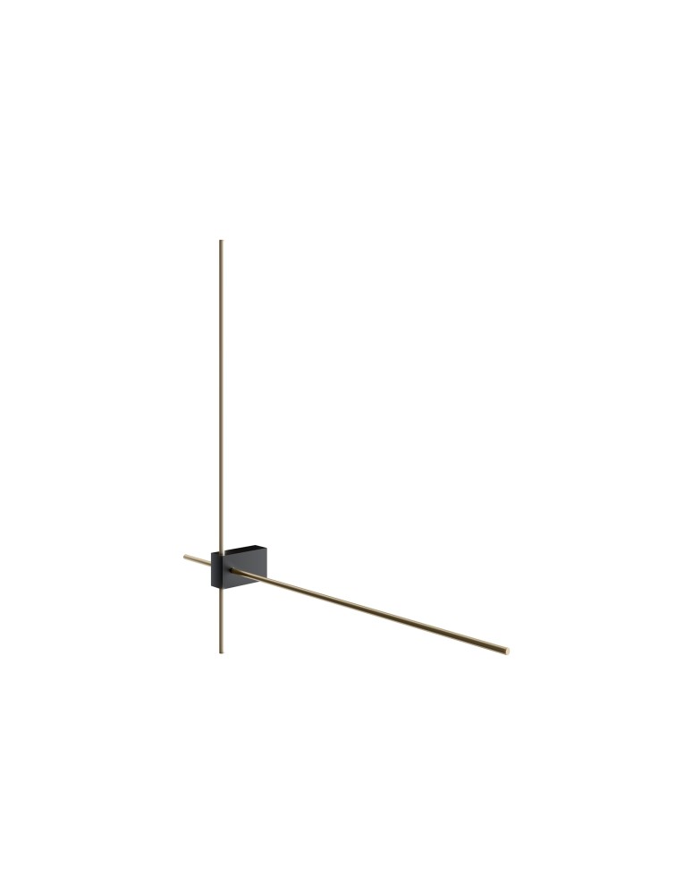 Maytoni Pars Kinkiet/Ścienna LED 12W 1050lm 3000K Czarny, Złoty C070WL-L12GB3K Maytoni Pars Kinkiet/Ścienna LED 12W 1050lm 3000K Czarny, Złoty C070WL-L12GB3K