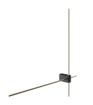 Maytoni Pars Kinkiet/Ścienna LED 12W 1050lm 3000K Czarny, Złoty C070WL-L12GB3K Maytoni Pars Kinkiet/Ścienna LED 12W 1050lm 3000K Czarny, Złoty C070WL-L12GB3K