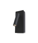 Kinkiety - Maytoni Mirax Kinkiet/Ścienna z Włącznikiem Do Czytania LED 3W 200lm 3000K Black C041WL-L3B3K - product 3