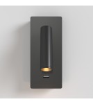 Kinkiety - Maytoni Mirax Kinkiet/Ścienna z Włącznikiem Do Czytania LED 3W 200lm 3000K Black C041WL-L3B3K - product 6