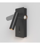Kinkiety - Maytoni Mirax Kinkiet/Ścienna z Włącznikiem Do Czytania LED 3W 200lm 3000K Black C041WL-L3B3K - product 8