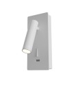 Maytoni Mirax Kinkiet/Ścienna z Włącznikiem Do Czytania LED 3W 200lm 3000K Biały C041WL-L3W3K Maytoni Mirax Kinkiet/Ścienna z Włącznikiem Do Czytania LED 3W 200lm 3000K Biały C041WL-L3W3K