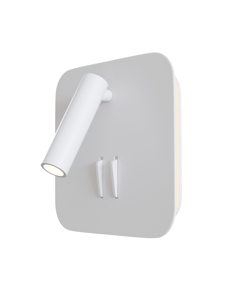 Maytoni Ios 176 Kinkiet/Ścienna z Włącznikiem Do Czytania LED 9W 550lm 3000K Biały C175-WL-01-6W-W Maytoni Ios 176 Kinkiet/Ścienna z Włącznikiem Do Czytania LED 9W 550lm 3000K Biały C175-WL-01-6W-W