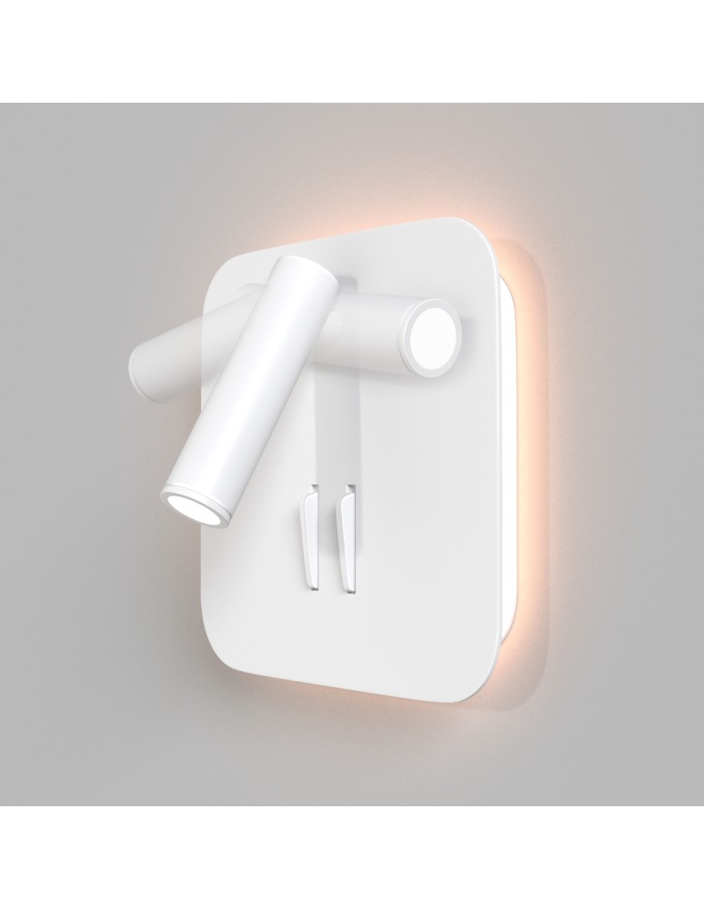 Maytoni Ios 176 Kinkiet/Ścienna z Włącznikiem Do Czytania LED 9W 550lm 3000K Biały C175-WL-01-6W-W Maytoni Ios 176 Kinkiet/Ścienna z Włącznikiem Do Czytania LED 9W 550lm 3000K Biały C175-WL-01-6W-W