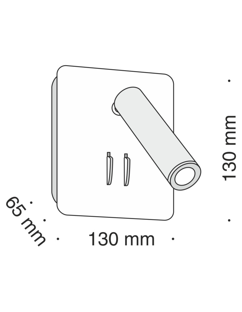 Maytoni Ios 176 Kinkiet/Ścienna z Włącznikiem Do Czytania LED 9W 550lm 3000K Biały C175-WL-01-6W-W Maytoni Ios 176 Kinkiet/Ścienna z Włącznikiem Do Czytania LED 9W 550lm 3000K Biały C175-WL-01-6W-W