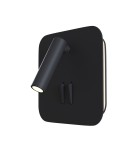 Kinkiety - Maytoni Ios 176 Kinkiet/Ścienna z Włącznikiem Do Czytania LED 9W 550lm 3000K Black C175-WL-01-6W-B - product 1
