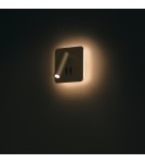 Kinkiety - Maytoni Ios 176 Kinkiet/Ścienna z Włącznikiem Do Czytania LED 9W 550lm 3000K Black C175-WL-01-6W-B - product 2