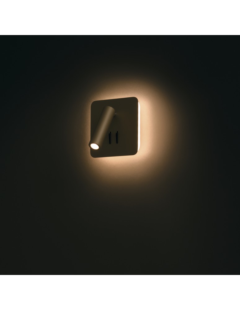 Maytoni Ios 176 Kinkiet/Ścienna z Włącznikiem Do Czytania LED 9W 550lm 3000K Black C175-WL-01-6W-B