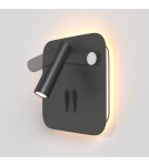 Kinkiety - Maytoni Ios 176 Kinkiet/Ścienna z Włącznikiem Do Czytania LED 9W 550lm 3000K Black C175-WL-01-6W-B - product 6