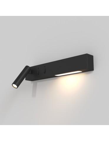 Maytoni Comodo Kinkiet/Ścienna z Włącznikiem Do Czytania LED 8W 500lm 3000K Black C031WL-L8B3K