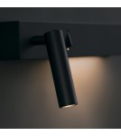 Kinkiety - Maytoni Comodo Kinkiet/Ścienna z Włącznikiem Do Czytania LED 8W 500lm 3000K Black C031WL-L8B3K - product 2