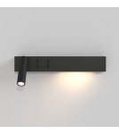 Kinkiety - Maytoni Comodo Kinkiet/Ścienna z Włącznikiem Do Czytania LED 8W 500lm 3000K Black C031WL-L8B3K - product 4