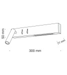 Kinkiety - Maytoni Comodo Kinkiet/Ścienna z Włącznikiem Do Czytania LED 8W 500lm 3000K Black C031WL-L8B3K - product 6