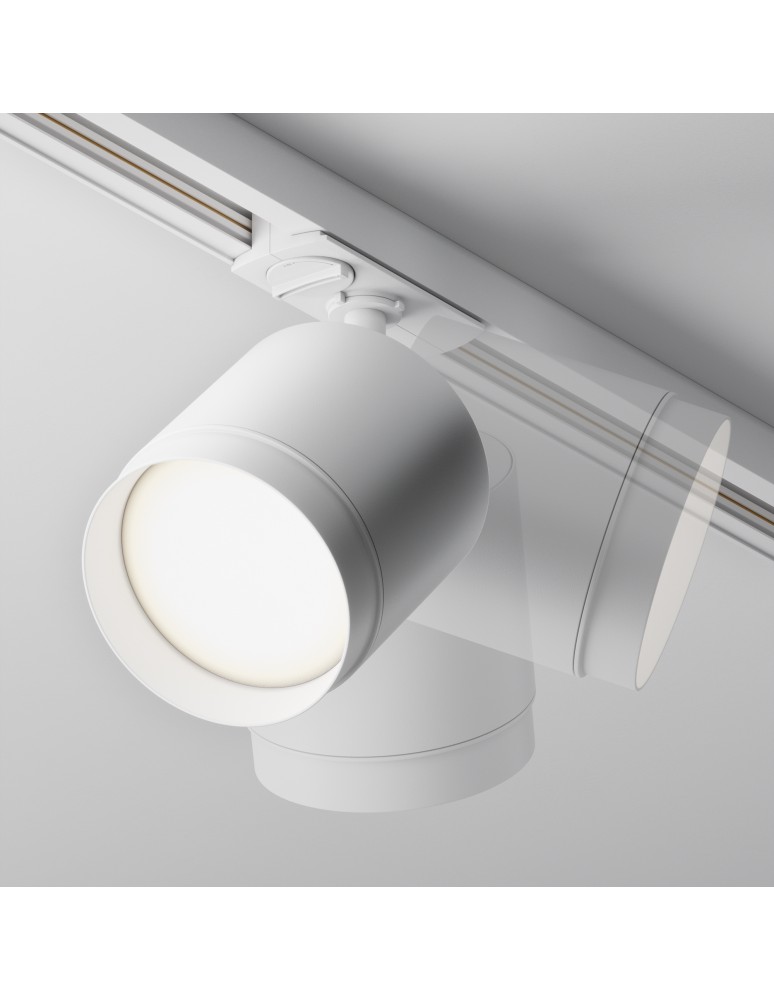 Maytoni Polar Reflektor do Szyny Jednoobwodowej UNITY 1xGX53 15W Biały TR088-1-GX53-W Maytoni Polar Reflektor do Szyny Jednoobwodowej UNITY 1xGX53 15W Biały TR088-1-GX53-W