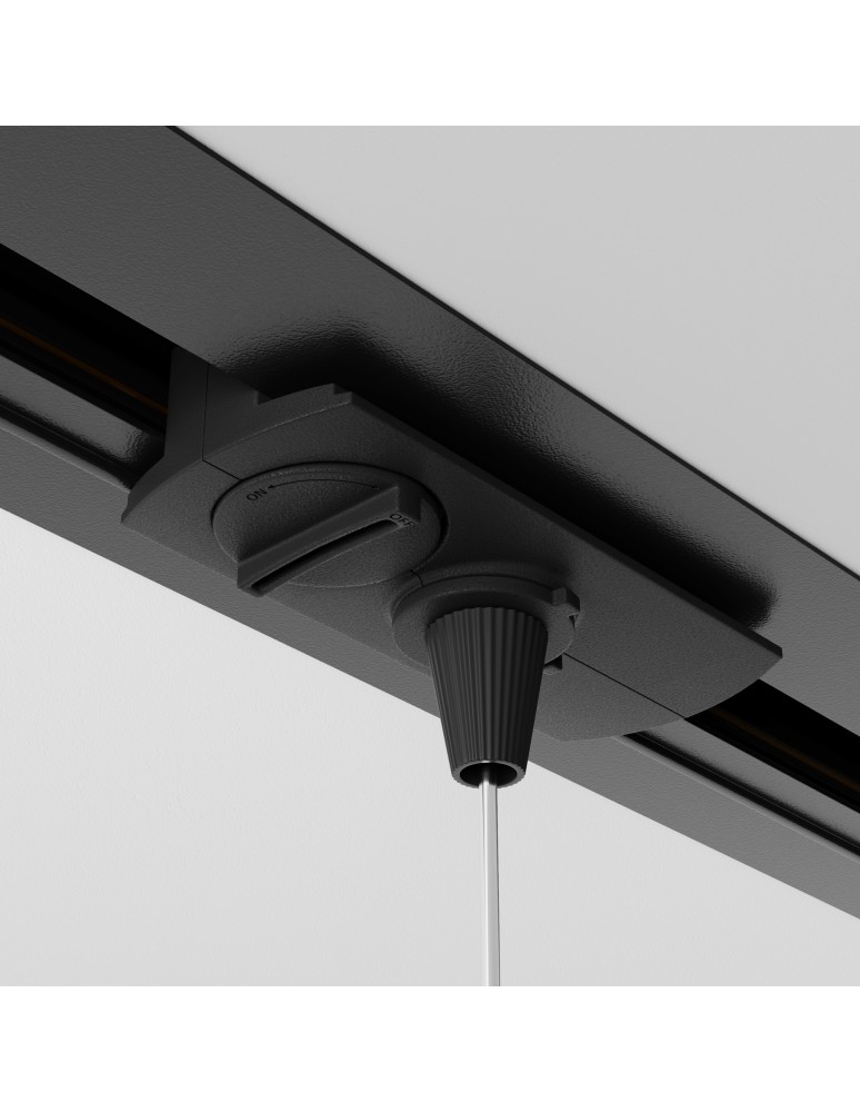 Akcesoria do szynoprzewodów 1 fazowych - Maytoni Akcesoria do Szyn Jednoobwodowych UNITY Adapter Black TRA011-1-A-B - product kolory-swiatla.pl 2