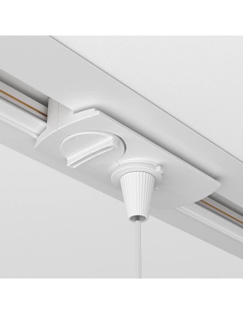 Akcesoria do szynoprzewodów 1 fazowych - Maytoni Akcesoria do Szyn Jednoobwodowych UNITY Adapter Biały TRA011-1-A-W - product kolory-swiatla.pl 2