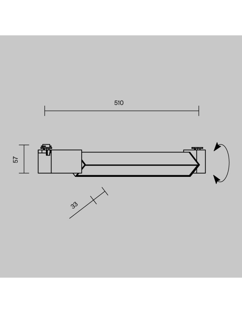 Maytoni Basis Rot Lampa do Szyny Jednoobwodowej UNITY LED 24W 1540lm 3000K Biały TR104-1-24W3K-W-DE Maytoni Basis Rot Lampa do Szyny Jednoobwodowej UNITY LED 24W 1540lm 3000K Biały TR104-1-24W3K-W-DE