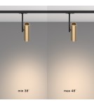 Maytoni Elti Reflektor do Szyny Jednoobwodowej UNITY 1xGU10 10W Czarny, Złoty TR005-1-GU10-BG Maytoni Elti Reflektor do Szyny Jednoobwodowej UNITY 1xGU10 10W Czarny, Złoty TR005-1-GU10-BG