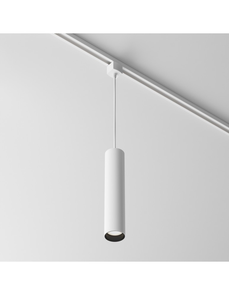 Maytoni Focus Lampa wisząca do szyny jednoobwodowej UNITY 1xGU10 10W Biały TR025-1-GU10-W