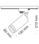 Maytoni Focus Reflektor do Szyny Jednoobwodowej UNITY 1xGU10 10W Złoty Mat TR004-1-GU10-MG Maytoni Focus Reflektor do Szyny Jednoobwodowej UNITY 1xGU10 10W Złoty Mat TR004-1-GU10-MG