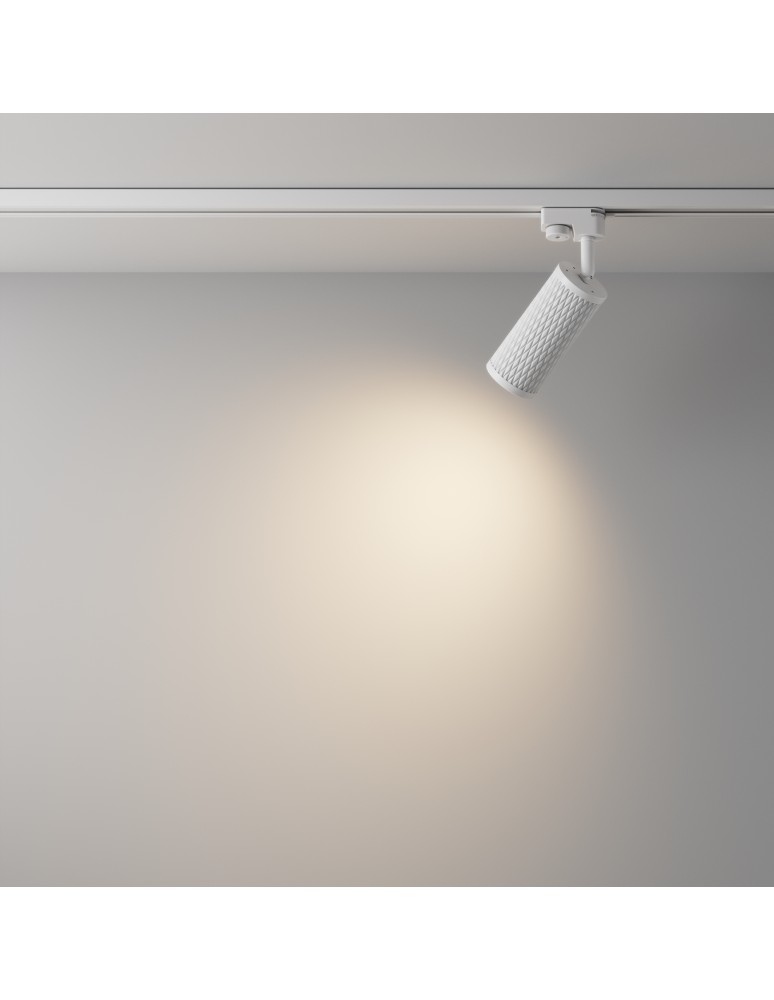 Maytoni Focus Design Reflektor do Szyny Jednoobwodowej UNITY 1xGU10 10W Biały TR011-1-GU10-W Maytoni Focus Design Reflektor do Szyny Jednoobwodowej UNITY 1xGU10 10W Biały TR011-1-GU10-W