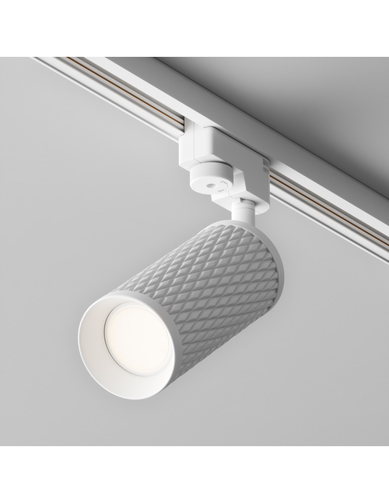 Maytoni Focus Design Reflektor do Szyny Jednoobwodowej UNITY 1xGU10 10W Biały TR011-1-GU10-W Maytoni Focus Design Reflektor do Szyny Jednoobwodowej UNITY 1xGU10 10W Biały TR011-1-GU10-W