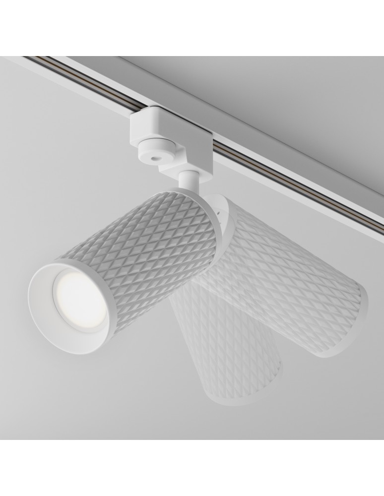 Maytoni Focus Design Reflektor do Szyny Jednoobwodowej UNITY 1xGU10 10W Biały TR011-1-GU10-W Maytoni Focus Design Reflektor do Szyny Jednoobwodowej UNITY 1xGU10 10W Biały TR011-1-GU10-W