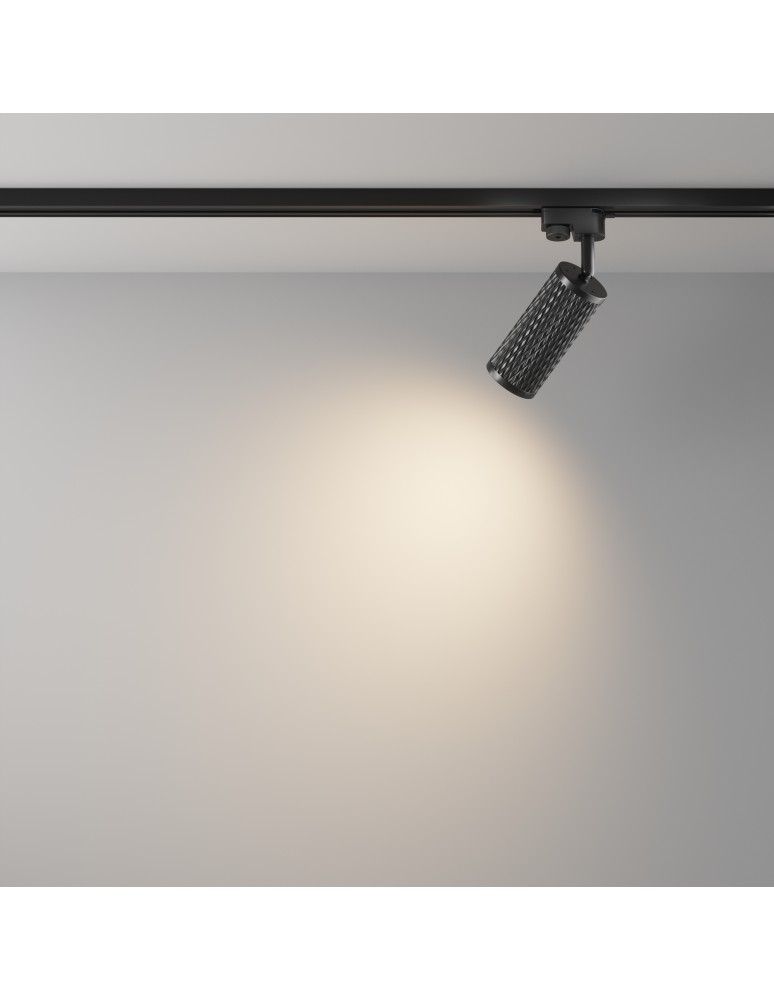 Maytoni Focus Design Reflektor do Szyny Jednoobwodowej UNITY 1xGU10 10W Black TR011-1-GU10-B Maytoni Focus Design Reflektor do Szyny Jednoobwodowej UNITY 1xGU10 10W Black TR011-1-GU10-B