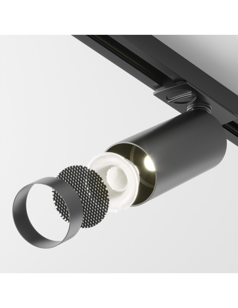 Maytoni Focus LED Reflektor do Szyny Jednoobwodowej UNITY LED 12W 900lm 3000K Black TR021-1-12B3K-W-D-B Maytoni Focus LED Reflektor do Szyny Jednoobwodowej UNITY LED 12W 900lm 3000K Black TR021-1-12B3K-W-D-B