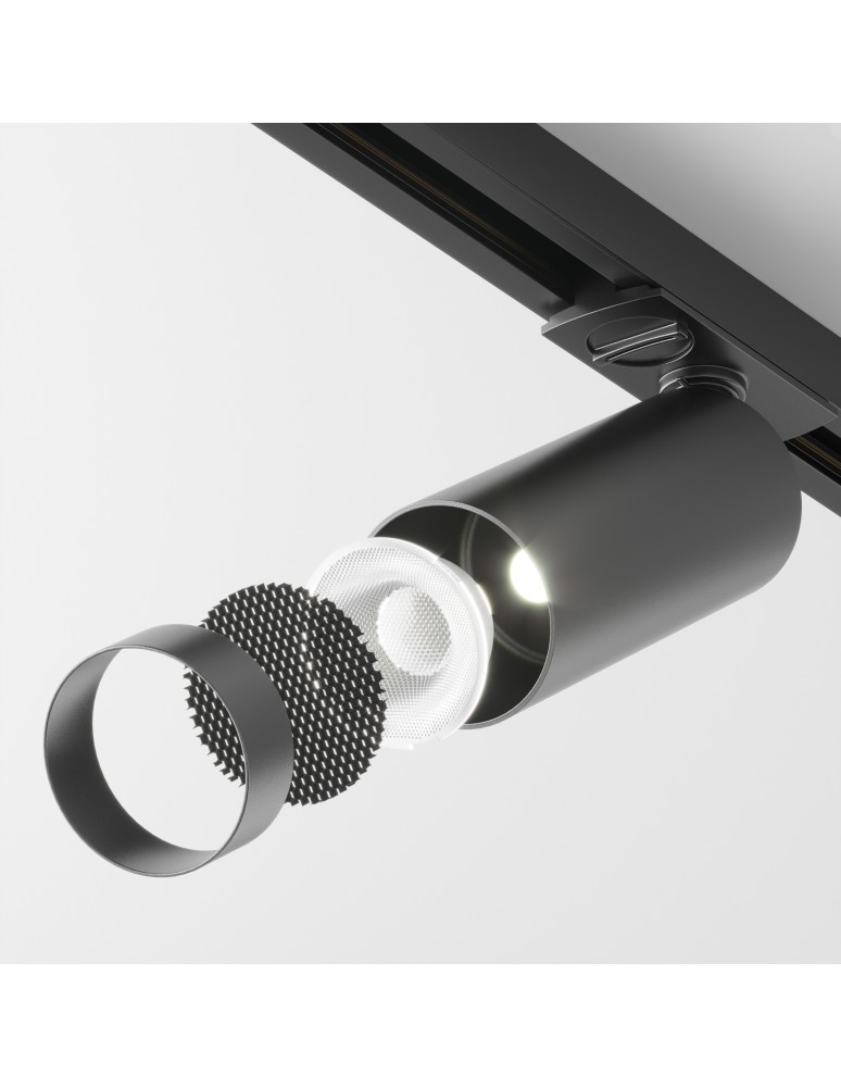 Maytoni Focus LED Reflektor do Szyny Jednoobwodowej UNITY LED 12W 900lm 4000K Black TR021-1-12B4K-W-D-B Maytoni Focus LED Reflektor do Szyny Jednoobwodowej UNITY LED 12W 900lm 4000K Black TR021-1-12B4K-W-D-B