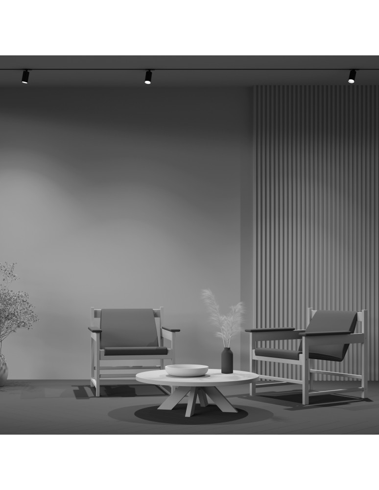 Maytoni Focus S Reflektor do Szyny Jednoobwodowej UNITY 1xGU10 10W Black TR020-1-GU10-B