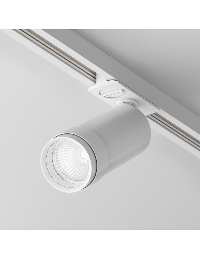 Maytoni Focus Zoom Reflektor do Szyny Jednoobwodowej UNITY LED 12W 900lm 4000K Biały TR021-1-12B4K-Z-D-W Maytoni Focus Zoom Reflektor do Szyny Jednoobwodowej UNITY LED 12W 900lm 4000K Biały TR021-1-12B4K-Z-D-W