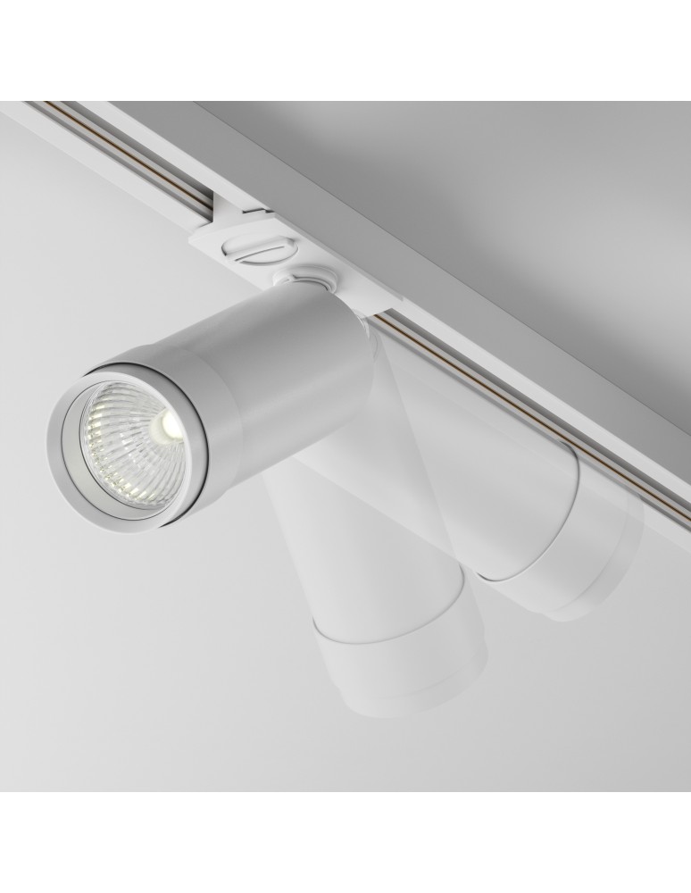 Maytoni Focus Zoom Reflektor do Szyny Jednoobwodowej UNITY LED 12W 900lm 4000K Biały TR021-1-12B4K-Z-W Maytoni Focus Zoom Reflektor do Szyny Jednoobwodowej UNITY LED 12W 900lm 4000K Biały TR021-1-12B4K-Z-W